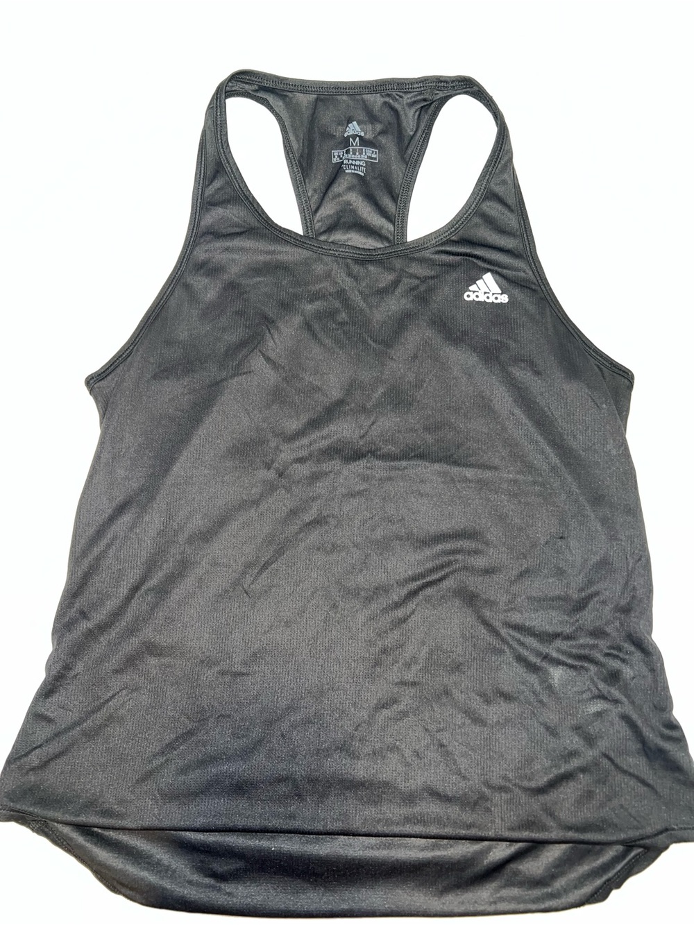 adidas Black Racerback Athletic Tank Top